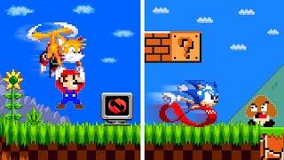 Super Mario Bros. But If Mario and Sonic Switched Places?