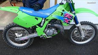 Kawasaki KX 125 2-Stroke - First Coldstart Soundcheck | Test Ride | New Cylinder & Piston (Raw)