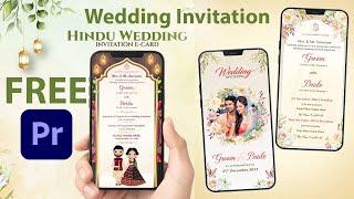 Indian Best Wedding Invitation Video Project (Template) Download For Premiere Pro