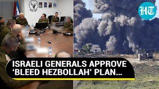 Israeli Jets Bomb Hezbollah Sites As IDF Generals Approve Lebanon Offensive Plans | Watch