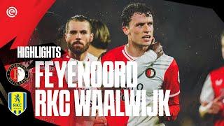 Matswinner! ‍ | Highlights Feyenoord – RKC Waalwijk | Eredivisie 2023-2024