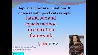 HashCode and equals method in collection framework  | Core Java Interview question #hashcode #equals