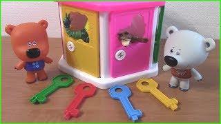 Learn Colors with Colored Doors and Keys, Paw Patrol, Be-be-bears, Fixies