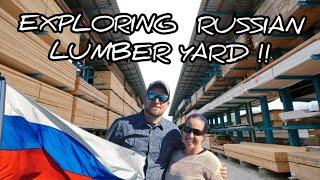 Have YOU ever seen anything like THIS? Russian lumber yard. EVERYTHING is Different here!