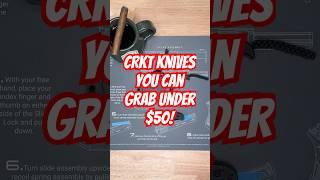 Under $50 EDC Knives - CRKT Cleaver & M16