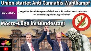 Antrag Cannabis Legalisierung aufheben im Bundestag! Union CDU/CSU im Anti CanG Wahlkampf! Infos