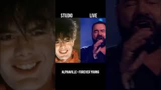 Alphaville Forever young Studio version vs live performance