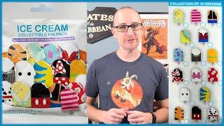 Disney Pin Unboxing | Ice Cream Mystery Pins | Completion Attempt