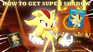 HOW TO GET SUPER SHADOW IN SONIC SPEED SIMULATOR