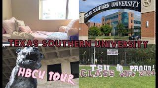 TOUR MY HBCU with ME |TEXAS SOUTHERN UNIVERSITY| 2022 #hbcu #hbcuvlog #college