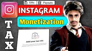 instagram tax information kaise bhare | instagram tax information problem | tax information in hindi