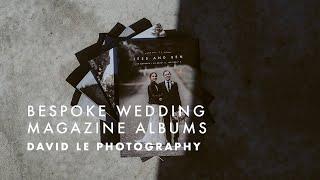 Bespoke Wedding Magazine Albums designed and made in New Zealand