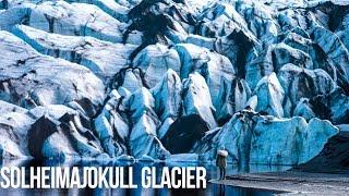 Sólheimajökull- GLACIERS IN ICELAND Earth From Above 4k