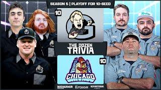 Grinders vs. Chicago - 10-seed Playoff | Match 51, Season 5 - The Dozen Trivia League