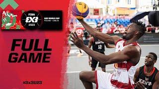 Kenya  vs Qatar  | Men | Full Game | FIBA 3x3 U23 World Cup 2023 | 3x3 Basketball