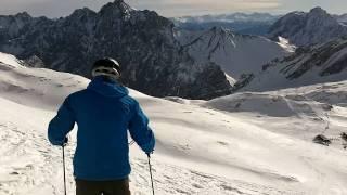 Skifahren auf der Zugspitze mit der Kodak PlaySport