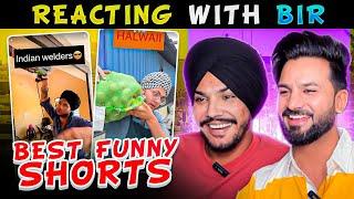 ਫੁੱਲ ਖੱਪ with Bir Ramgarhia & Aman Aujla  | Funny Shorts Reaction video