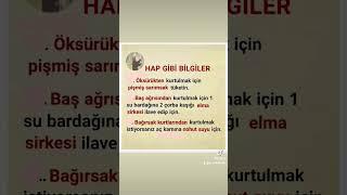 Hap gibi #doğal #sağlık bilgileri