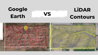 Google Earth Contours vs LiDAR (How to Extract Contours from Google Earth and How they Compare)