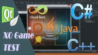 XO Game Test || Java, C++, C#, Python, Vb... || By Med Khaled Boussetta