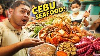 Extreme CEBU Filipino Seafood Tour! GIANT OCTOPUS, CRABS, LINARANG, DALUPAPA & Tuna EGGS