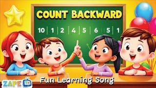 Counting Backwards Fun! | Fun Learning with Numbers  | Zape Tv