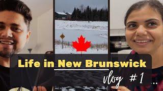 Vlog #1 || Life in New Brunswick || Canada || Hindi Vlog || Canadian Desire