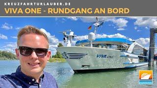 VIVA ONE: Highlights im Rundgang! Sehr schöner Neubau auf dem Fluss! - VIVA Cruises