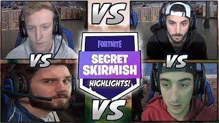 Secret Skirmish Tournament Highlights! Tfue, 72hrs & Aydan VS NICKMERCS! Tfue's CLUTCH WIN!