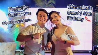 Charmaine's Debut - 18th Birthday Hosting Highlights | Ancher Cua, Event Host