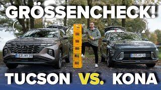 DAS DUELL: KONA vs. TUCSON - Größenvergleich bei Hyundai! 