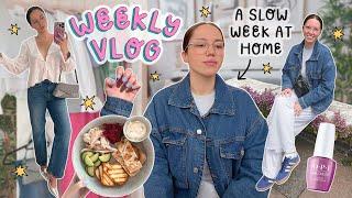 WEEKLY VLOG 6  A slow week at home + whats new in M&S / clothing and home decor 