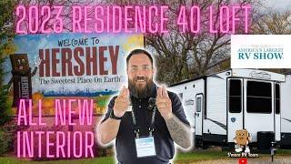 All New 2023 Keystone Residence 40 LOFT Destination Trailer From 2022 Hershey RV Show