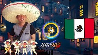 KOFXV EVO Champ ET Vs Mexico ( Shadow X - RINO - PerroSinLag - LOKOF )