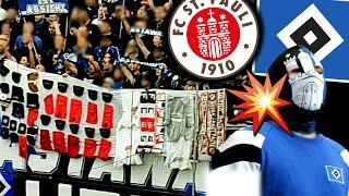 Gezogene Sturmhauben, "Uns gehört die Stadt" & Provokationen! (HSV vs. Sankt Pauli)