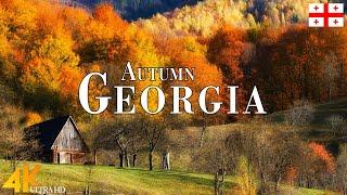 Autumn Georgia 4K Ultra HD • Enchanting Autumn Georgia, Scenic Relaxation Film with Calming Music.