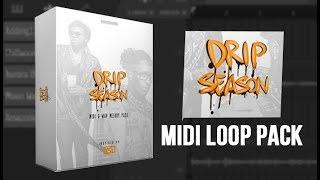 DRIP SEASON MIDI Loop Kit | Gunna Inspired Trap Sample Pack (21 Melody Loops)