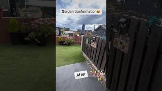 Before & After! #garden #porcelain #landscape #transformation #beforeandafter #builder
