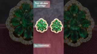 Ad stone earrings #dm for booking#