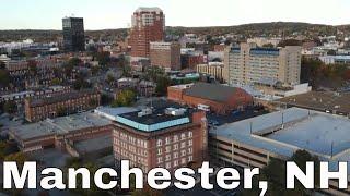 Drone Manchester, New Hampshire | Merrimack River