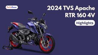 2024 TVS Apache RTR 160 4V Highlights | Dual Channel ABS, 3 Ride Modes, SmartXonnect and More