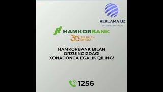 Hamkorbank ipoteka kreditlarini qulay shartlarda taqdim etadi.