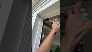 How to change the bottom seal on a garage door #garagedoorrepair #garagedoorservice