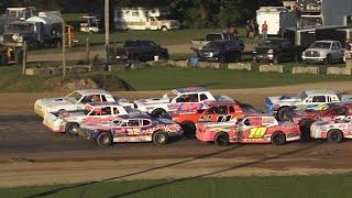 Street Stock 3 wide Start A-Feature at Crystal Motor Speedway, Michigan on 09-18-2022!!