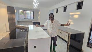 Big Progress in Our Super Ultra MODERN & Extra Luxury Kitchen in Africa !!!