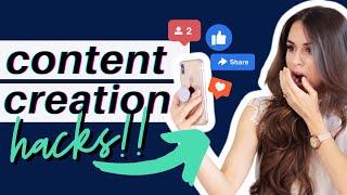 7 Content Creation Hacks [How To Create Good Content for Social Media, Video & Blogs + Save TIME!]