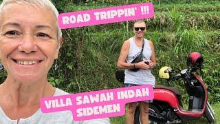 Bali, Sidemen. Scooter adventure to Villa Sawah Indah