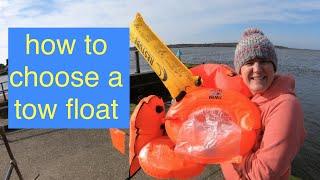 how to choose a tow float (swim secure lomo watersport puffin swim restube)