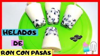 HELADO DE RON CON PASAS/ RON CON PASAS/ HELADOS CASEROS  DE RON CON PASAS/HELADOS CASEROS