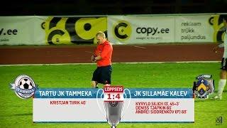 XXXIV voor 2015: Tartu JK Tammeka - JK Sillamäe Kalev 1:4 (1:2)